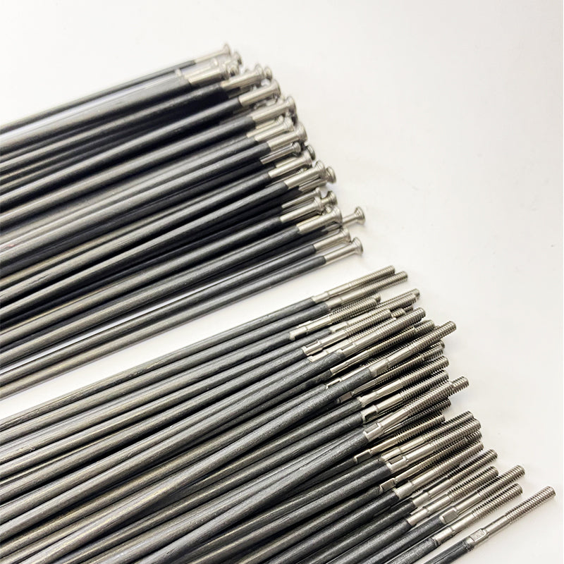 Carbon fiber round spoke straight pull 2g