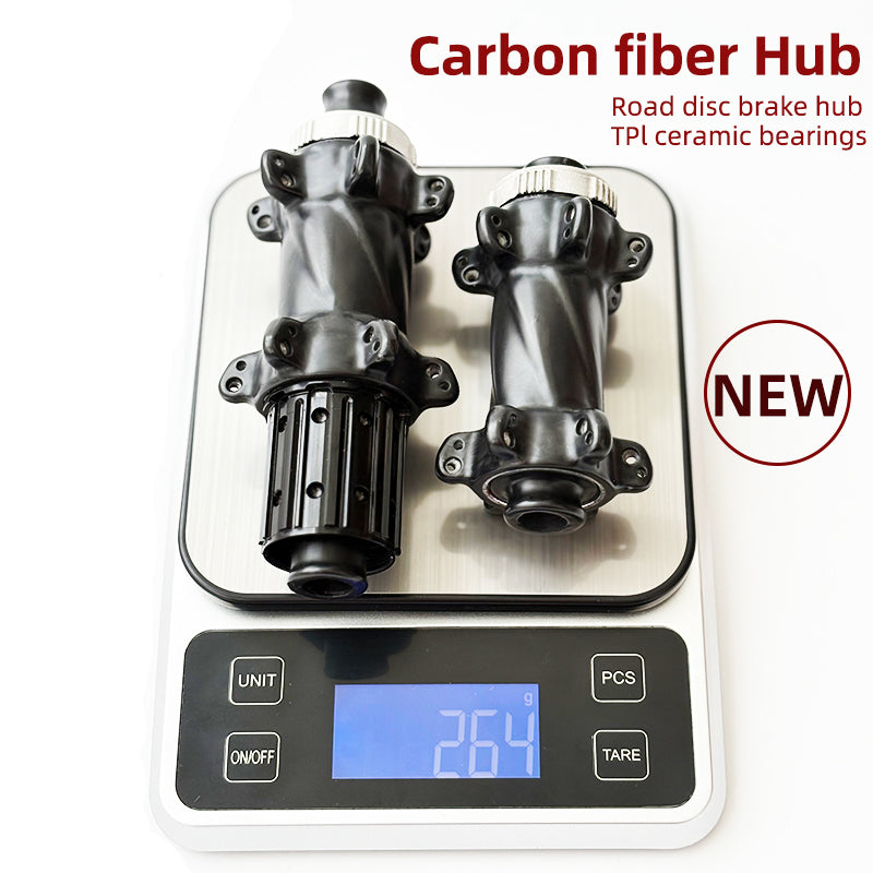 Carbon fiber wheel set Carbon fiber hub 1.8g carbon fiber spoke 48 holes