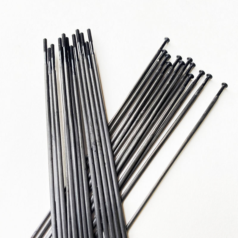 Lightweight Carbon Flat spokes all black 1.8g