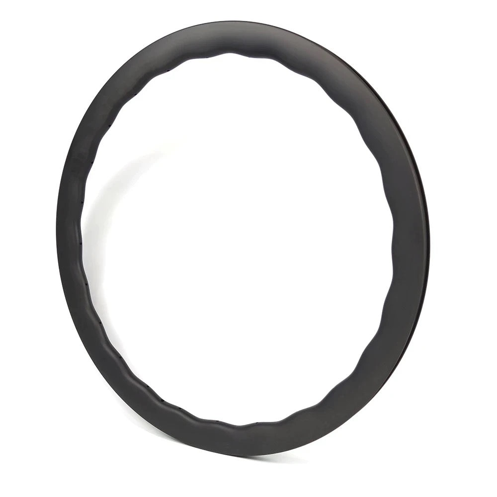 Lightweight Wavy carbon rim 360g 700C road bike